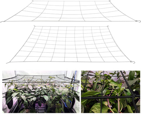 Image of Scrog Net for Grow Tents 2 pack (4" and 6" mesh nets.)__Black Nets