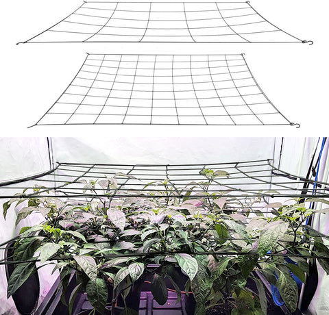 Image of Scrog Net for Grow Tents 2 pack (4" and 6" mesh nets.)__Black Nets
