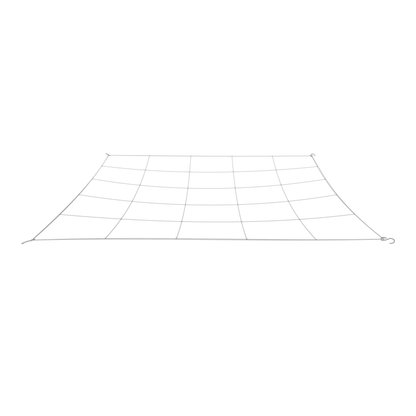 single 6" mesh flexible grow tent scrog net. Fits sizes 5x5 and under.